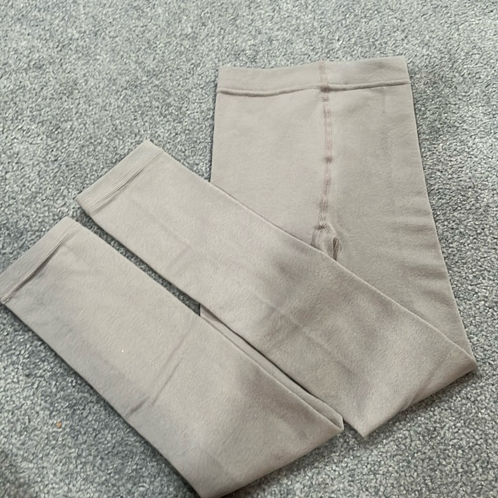 Justice Grey Thick Thermal Tights